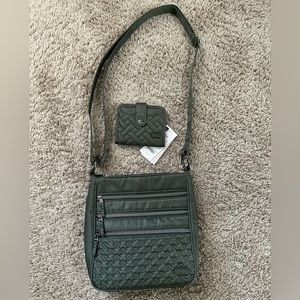 Lug Breezer crossbody and Minuet wallet